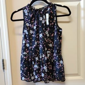 Floral Loft blouse, size XXSP, never worn $30